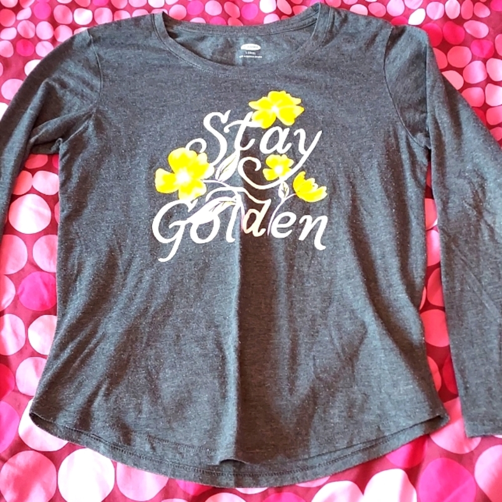 Old Navy 10/12 Grey Long Sleeve Shirt